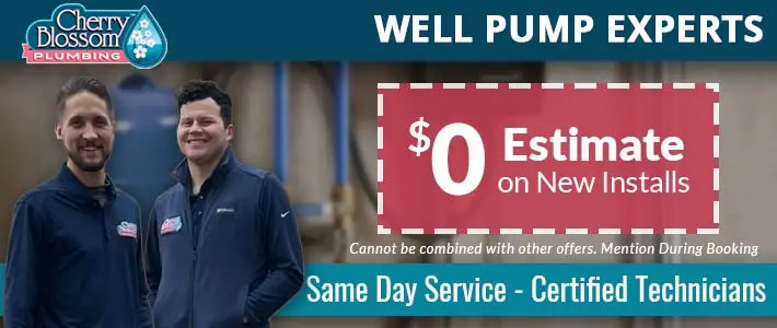 northern virginia well pumps Cherry Blossom Plumbing